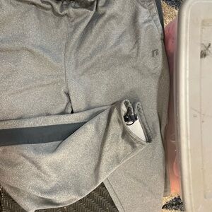 Russell Athletic Black and Gray Joggers